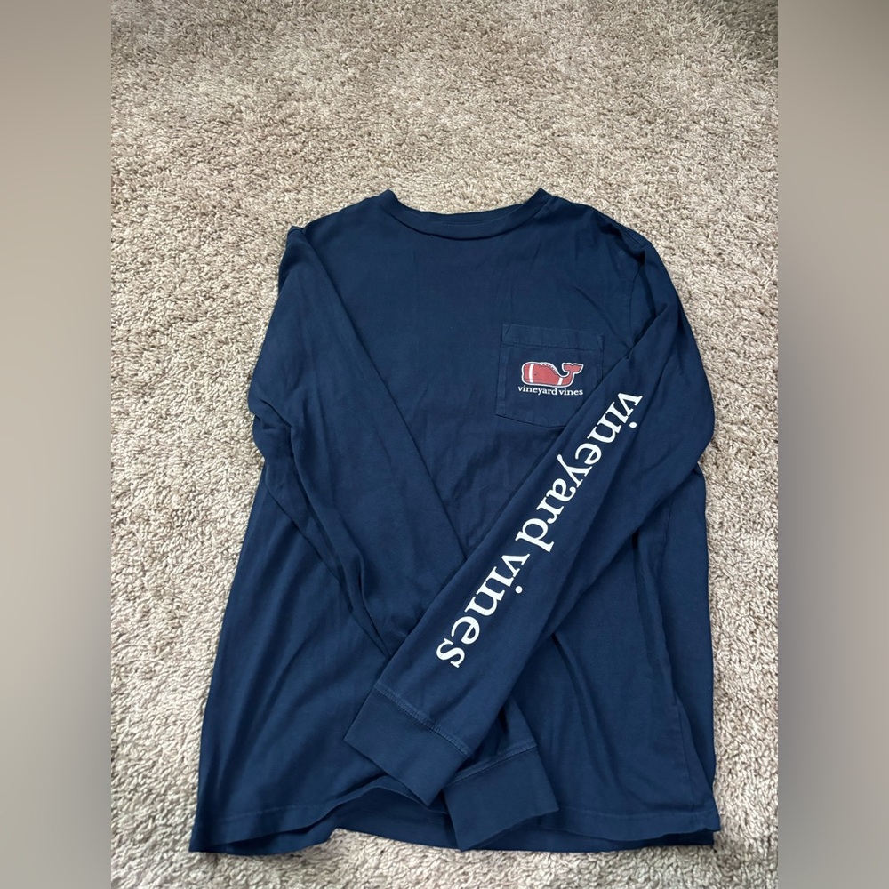 Vineyard Vines Men's Football Long Sleeve Tee